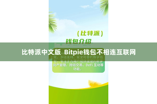 比特派中文版  Bitpie钱包不相连互联网